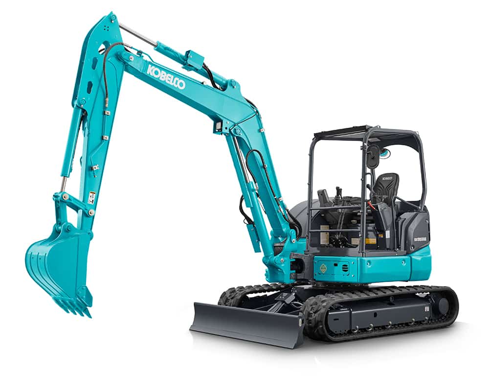 Kobelco SK55SRX 5 Tonne Mini Excavator 3.9m Dig Depth