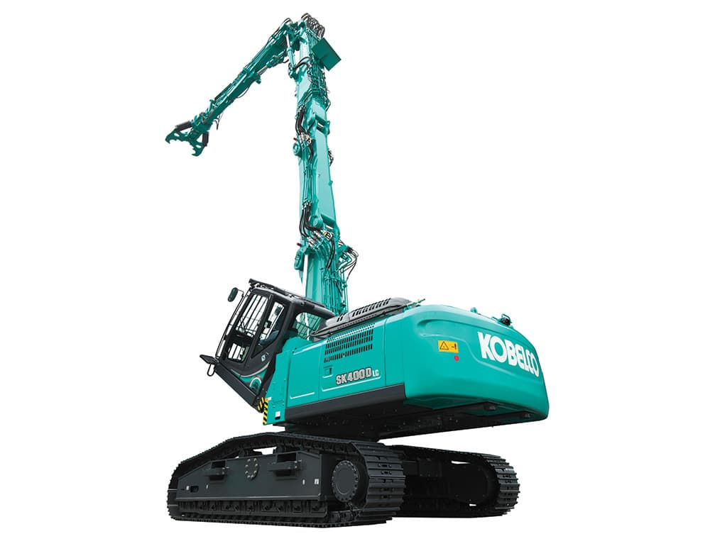 KOBELCO コベルコ SK400DLC Kobelco SK400DLC - demolition machine - YouTube